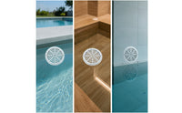 White Pool Main Drain Cover Circular Pool Drain Port Cover Round Safe for Spas