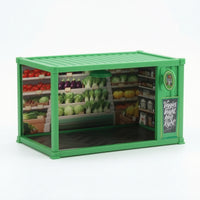 Plastic Container House with LED Light Easy Assembly DIY Room Box Cozy Mini House Building Kit Stunning for Craft Time