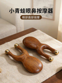Brass Frog Massage Tool for Facial and Body Use