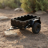 RC Utility Trailer No Damage Install Miniature Tow Trailer Personalized Decoration Model Vehicle Accessory for Display