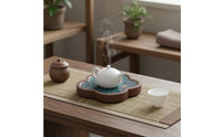 Chinese Design Tea Tray Waterproof Decorative Serving Tray Heat Resistant