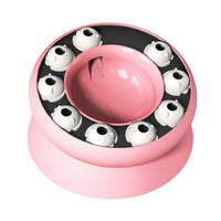Reduces Boredom Slow Feeder Cat Bowl Easy to Clean Cat Challenge Feeder 15° Tilted Design Interactive Food Dispenser Anti-Slip Base for Overweight Cats