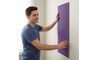 Self Soundproofing Foam Dense Self Soundproof Panel Wave Shaped Acoustic Foam for Artists, Home Theater Enthusiasts