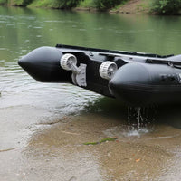 Tug Wheel Assembly Foldable Boat Wheel with Retractable Bracket Compact for Boaters, Anglers