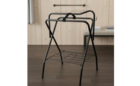 Folding Saddle Rack Foldable Folding Saddle Stand Easy to Storage for Tack Room