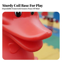 CreatureShaped Coil Rocking Toy Single and Double Marineter Configurations Playground Apparatus Colorful Design for Schoolyard