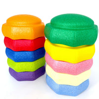 Rainbow Stepping Stones Sensory Training Equipment for Kids