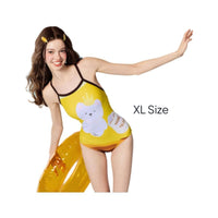 Swimsuit, Women's Cute Vivid Color Surfing Swimwear, Athletic single Piece, UPF 50+ Protection, Breathable, Full Coverage