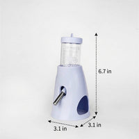 Anti-Drip Hamster Water Bottle with Stand, 80ml Hamster Water Bottle, Standing or Hanging Leak-resistant Waterer for Small Creatures
