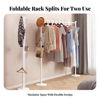 costlessstanding Design Single Clothing rack with Bottom Shelf long-long-lastinging and Sturdy Garment Rack Easy Assembly Clothes Organizer Minimalist and aesthetic for Apartment Dwellers, homeowners, Bedroom, Dorm Room, Entryway, Retail retail outlet