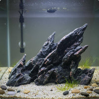 Resin Rockery Ornament Realistic Design Stream Aquarium Rockery Low Maintenance