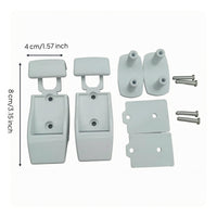 2 Pieces Awning Mounting Bracket Easy Install Hardware Stable Installation