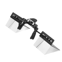 Lazy Glasses Refraction Clip-On with Degree Support, Titanium Frame, Glass Lenses, 90-Degree View