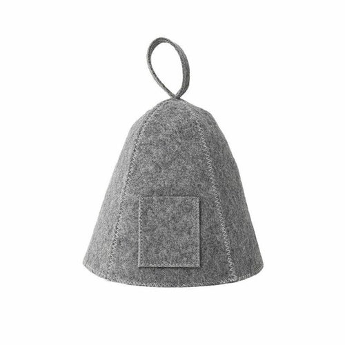 Women Men Steam Room Hat, Practical Cap, Water Absorbing Bathhouse Hat, Heat Ins #variant:['Grey']