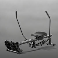 Adjustable Resistance Hydraulic Rowing Machine Compact Hydraulic Rower Low-Impact Rowing Machine with Foot Pedals Space-Saving for Adults, Seniors, Home Gym, Apartment