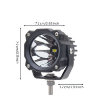 Waterproof yellow LED fog light