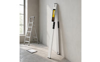 Waterproof Inspection Ruler Long Straight Straightedge Black Grip