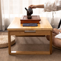 Japanese Style Folding Bamboo Tea Table