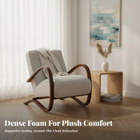 Upholstered Single Sofa Italian Design Upholstered Armchair Minimalist Design Post-Modern Aesthetic for Homeowners, Study