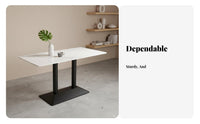 Booth, Table, and Chair Assembly Southeast Asian Design Upholstered Side Chair Utilitarian Factory-Inspired Design sturdyDuty