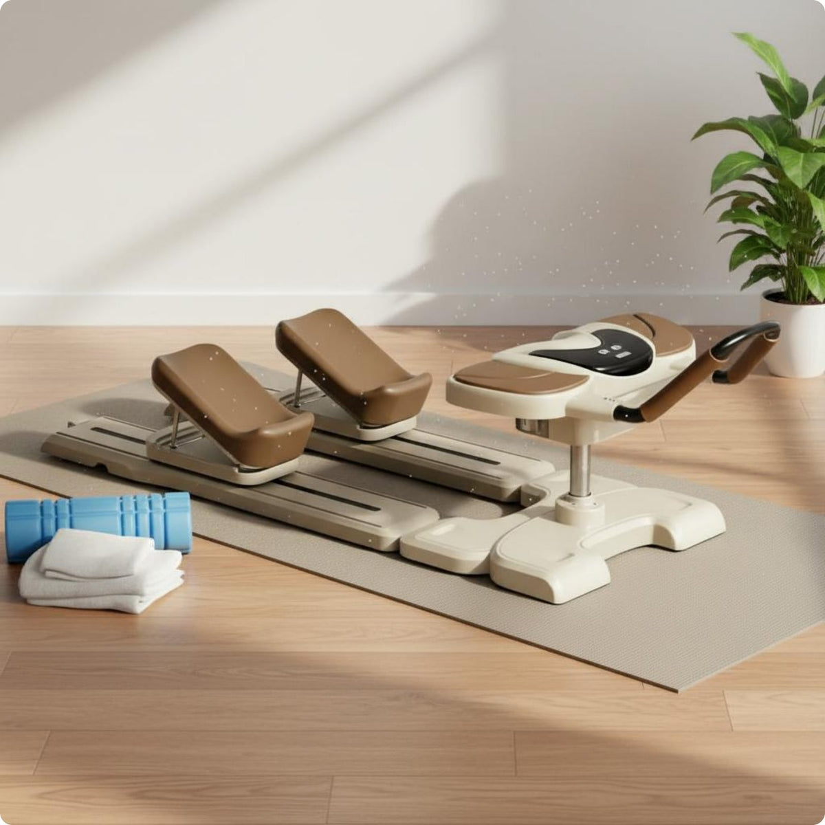 Folding Crawling Exerciser Foldable Stretch Device Space Saving