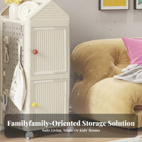 Multi-Tier Rack on casters Foldable Household Storage Installationwithout cost