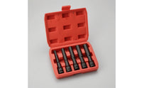 5 Pieces Impact Socket Set with Case Narrow-Wall Socket Set with Case Heavy-Duty Tools for Automotive Repair, Garage