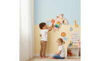 Develops Fine Movement Skills Wall Mounted Activity Center Sturdy Wood Construction Wooden Sensory Wall Panel Polished Edges Educational Busy Board Encourages Independent Play for Kindergarten
