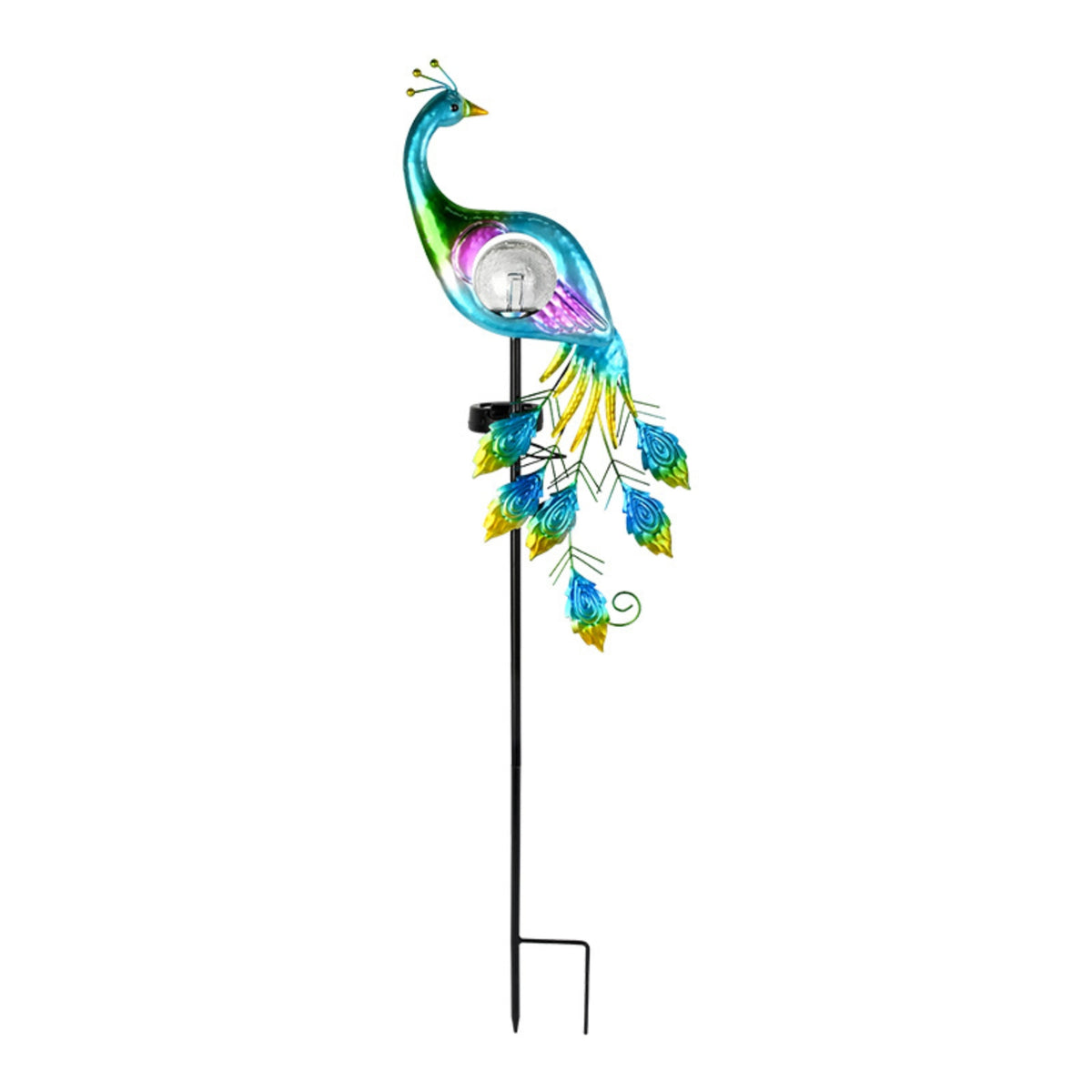 Peacock Solar Light Decorative Lights Sturdy for Courtyard