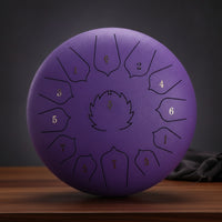 Steel-Tongued Percussion Drum with 13 Notes Relaxing Steel-Tongued Percussion Drum Portablefor Beginners, Classroom