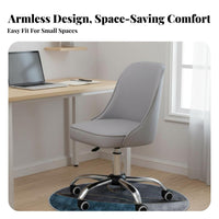 Armless Upholstered Chair Minimalist Design Home Furnishing Modern design