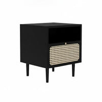 Rattan Drawer Cabinet Nordic and fashion Rattan Drawer Side Table Minimalist Design