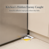 Cockroach Glue Traps for Home, Non-Toxic Indoor Kitchen Pest Control, Strong Adhesive Roach Killer Boards