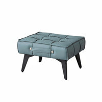Round Upholstered Ottoman Multi-Functional Low Stool space-saving Size for Homeowners