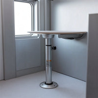 Stowable Adjustable Table Leg Removable Detachable Table Leg Locking Aluminum Rust-Resistant for RV Owners, Motorhomes, Yachts, Patios