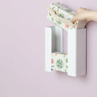 Dorm Room Tissue Box Holders for Home Organization, Refrigerator Side Paper Towel Organizer for Small Spaces, Split Design Mount