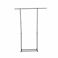 Easy to Decorate Wedding Arch Stand Stable Base Black Iron Display Rack Heavy Duty Photo Backdrop Stand Anti-Rust for Party Decorators, Engagement, Living Room