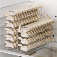 Dumpling Storage Box for Refrigerator with Lid