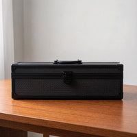 Portable Aluminum Card Slab Case Shockproof Trading Card Carrying Case Lockable Latch for Collectors, Travel