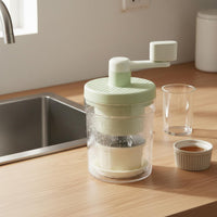 Manual Ice Crusher Stainless Steel Blade Household Snow Cone Appliance