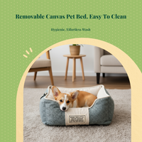 Orthopedic Dog Bed Canvas Pet Sofa
Comfortable Support Couch