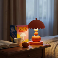 Persimmon Table Lamp Soft Radiance Orange Fruit Lamp Unique Gift for Bedroom