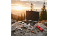 Aluminum Alloy Combination Lock Aluminum Impact Resistant Hard Shell Equipment Case for DIY Enthusiasts, Technicians, Storage, Travel