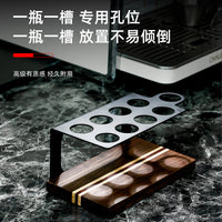 咖啡豆密封罐展示架透明保存罐单向排气阀便捷分装瓶闻香瓶配漏斗