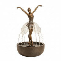 Ballerina Water Fountain Elegant for Meditation Space, Dancers