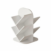 Rotating Book Tower Stable Base Rotating Tower Shelf Adjustable Tiers for Adults