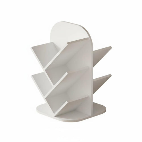 Rotating Book Tower Stable Base Rotating Tower Shelf Adjustable Tiers for Adults