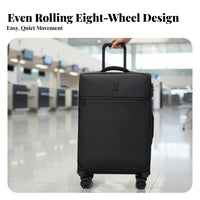 Softside Suitcase Lightweight Softside long-lasting Fabric for Adults