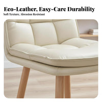 Wooden Rolling Chair Curved Backrest Office Furniture Ergonomic Design