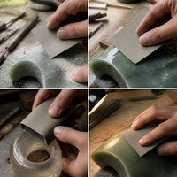Diamond Lapping Film Polishing Sheets for Tungsten Steel, Fiber Optic, Jade, and Lenses